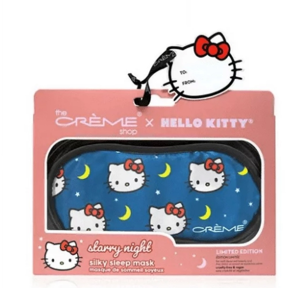 🆕 The Crme Shop x Hello Kitty Starry Night Silky Sleep Mask